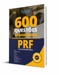 Capa Caderno de Questões PRF - 600 Questões Gabaritadas