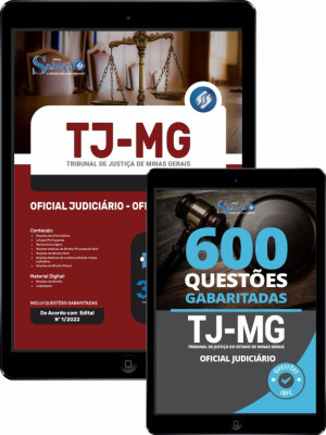 Combo Digital TJ-MG - Oficial Judiciário - Oficial de Justiça - Imagem 1