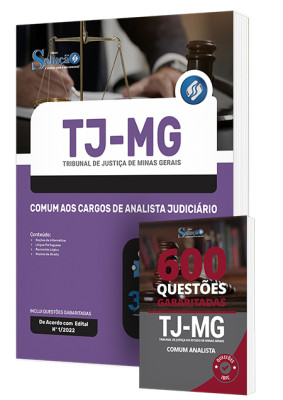 Combo Impresso TJ-MG - Comum aos Cargos de Analista Judiciário - Imagem 1