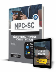 Capa Apostila MPC-SC - Técnico em Atividades Administrativas