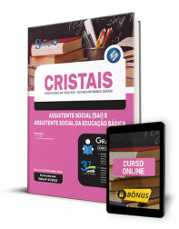 Capa Apostila Prefeitura de Cristais - MG - Assistente Social (SAI) e Assistente Social da Educação Básica