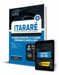 Capa Apostila Prefeitura de Itararé - SP - Guarda Municipal 2ª Classe (Feminino e Masculino)