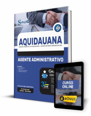 Apostila Câmara de Aquidauana - MS - Agente Administrativo - Imagem 1