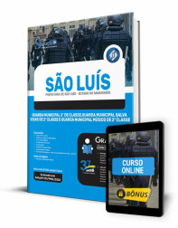 Capa Apostila Prefeitura de São Luís - MA - Guarda Municipal 2ª de Classe, Guarda Municipal Salva Vidas de 2ª Classe e Guarda Municipal Músico de 2º Classe