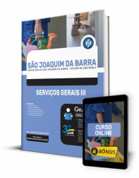 Capa Apostila Prefeitura de São Joaquim da Barra - SP - Serviços Gerais III