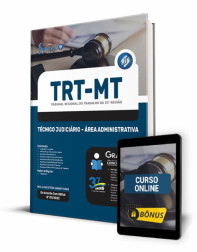 Capa Apostila TRT-MT - Técnico Judiciário - Área Administrativa