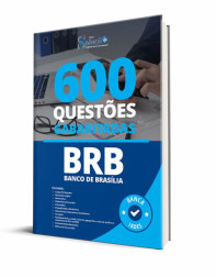 Capa Caderno de Questões BRB - 600 Questões Gabaritadas