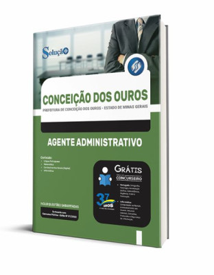 Apostila Prefeitura de Conceição dos Ouros - MG - Agente Administrativo - Imagem 2