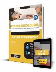 Capa Apostila Prefeitura de Conceição dos Ouros - MG - Auxiliar Administrativo
