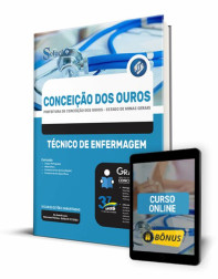 Capa Apostila Prefeitura de Conceição dos Ouros - MG - Técnico de Enfermagem