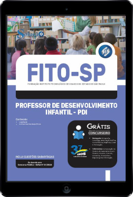 Apostila FITO-SP em PDF - Professor de Desenvolvimento Infantil - PDI - Imagem 1