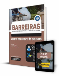 Capa Apostila Prefeitura de Barreiras - BA - Agente de Combate às Endemias