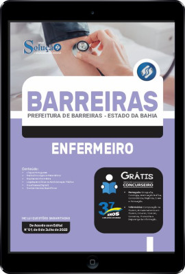 Apostila Prefeitura de Barreiras - BA em PDF - Enfermeiro - Imagem 1