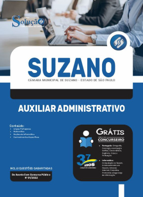 Apostila Câmara de Suzano - SP - Auxiliar Administrativo - Imagem 3
