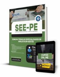 Capa Apostila SEE-PE - Comum a Todas as Especialidades de Analista em Gestão
