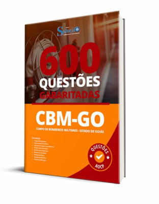 Caderno de Questões CBM-GO - 600 Questões Gabaritadas - Imagem 1