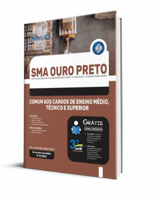 Apostila SMA Ouro Preto - MG - Comum aos Cargos de Ensino Médio, Técnico e Superior - Imagem 2