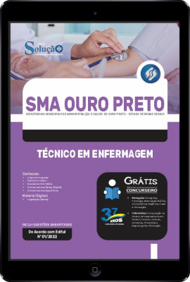 Apostila SMA Ouro Preto - MG em PDF - Técnico em Enfermagem - Imagem 1