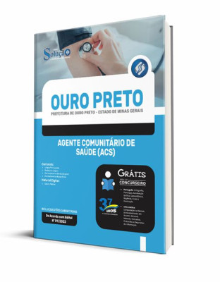 Apostila Prefeitura de Ouro Preto - MG - Agente Comunitário de Saúde (ACS) - Imagem 2
