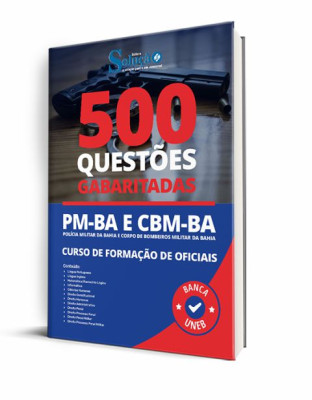 Caderno de Questões PM-BA e CBM-BA - Curso de Formação de Oficiais - 500 Questões Gabaritadas - Imagem 1