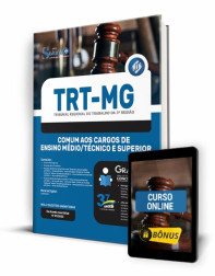 Capa Apostila TRT-MG - Comum aos Cargos de Ensino Médio/Técnico e Superior