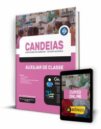 Capa Apostila Prefeitura de Candeias - BA - Auxiliar de Classe