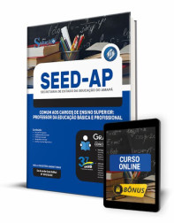 Capa Apostila SEED-AP - Comum aos Cargos de Ensino Superior: Professor da Educação Básica e Profissional