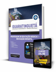 Capa Apostila Prefeitura de Guaratinguetá - SP - Professor de Educação Básica I - Educação Infantil