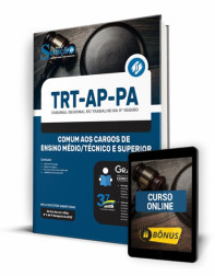 Capa Apostila TRT-AP-PA - Comum aos Cargos de Ensino Médio/Técnico e Superior