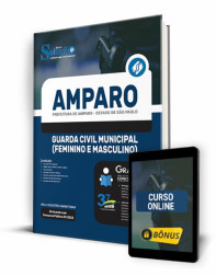 Capa Apostila Prefeitura de Amparo - SP - Guarda Civil Municipal (Feminino e Masculino)