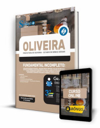 Capa Apostila Prefeitura de Oliveira - MG - Fundamental Incompleto