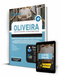 Capa Apostila Prefeitura de Oliveira - MG - Comum aos Cargos de Ensino Médio/Técnico