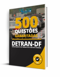 Capa Caderno de Questões DETRAN-DF - 500 Questões Gabaritadas