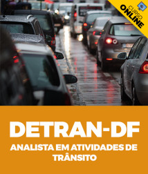 Capa Curso Detran-DF - Analista em Atividades de Trânsito