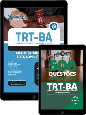 Combo Digital TRT-BA - Analista Judiciário - Área Administrativa - Imagem 1