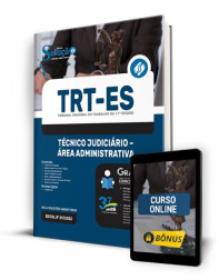 Capa Apostila TRT-ES - Técnico Judiciário - Área Administrativa