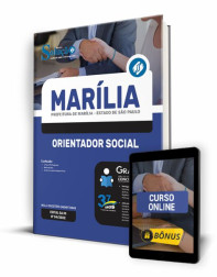 Capa Apostila Prefeitura de Marília - SP - Orientador Social