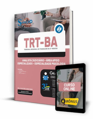Apostila TRT-BA - Analista Judiciário - Área Apoio Especializado - Especialidade: Psicologia - Imagem 1