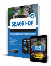 Capa Apostila SEAGRI-DF - Comum a Especialidade de Técnico de Desenvolvimento e Fiscalização Agropecuária: Técnico de Laboratório