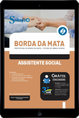 Apostila Prefeitura de Borda da Mata - MG em PDF - Assistente Social - Imagem 1
