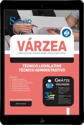 Apostila Câmara de Várzea Grande - MT em PDF - Técnico Legislativo - Técnico Administrativo - Imagem 1