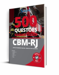 Capa Caderno de Questões CBM-RJ - 500 Questões Gabaritadas