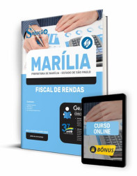 Capa Apostila Prefeitura de Marília - SP - Fiscal de Rendas