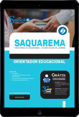 Apostila Prefeitura de Saquarema - RJ em PDF - Orientador Educacional - Imagem 1