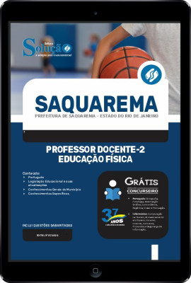 Apostila Prefeitura de Saquarema - RJ em PDF - Professor Docente 2 - Educação Física - Imagem 1