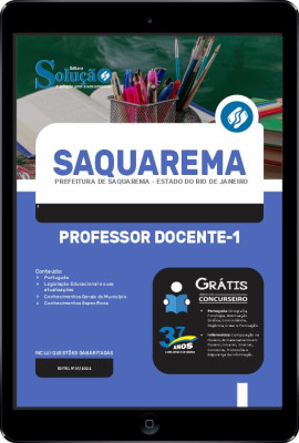 Apostila Prefeitura de Saquarema - RJ em PDF - Professor Docente 1 - Imagem 1