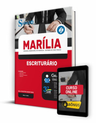 Capa Apostila Câmara de Marília - SP - Escriturário