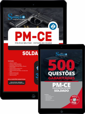 Esse combo contempla:
Apostila PM-CE - Soldado;
Caderno de Questões PM-CE - So... Combo Digital PM-CE - Soldado