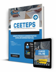 Capa Apostila CEETEPS-SP - Agente Técnico e Administrativo (Auxiliar Administrativo)