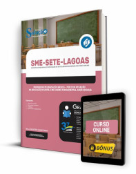 Capa Apostila SME Sete Lagoas - MG - Professor de Educação Básica - PEB com Atuação na Educação Infantil e no Ensino Fundamental Anos Iniciais